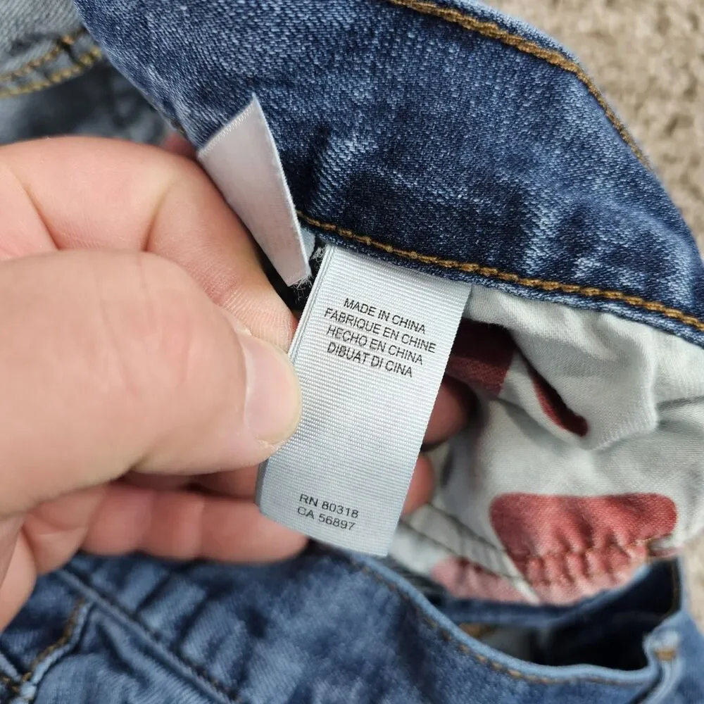 Lucky Brand 410 Jeans Mens 36x32 Athletic Straight Stretch Work Faded Whiskering